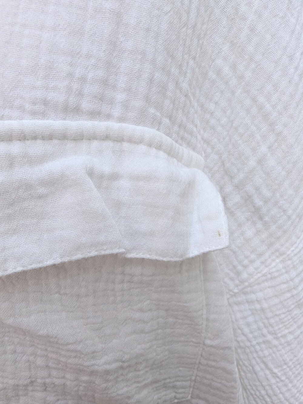 Mustard Seed White 100% cotton gauze pocket button shirt top VGUC medium - Picture 15 of 15